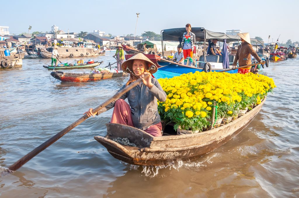 Mekong Delta in Vietnam