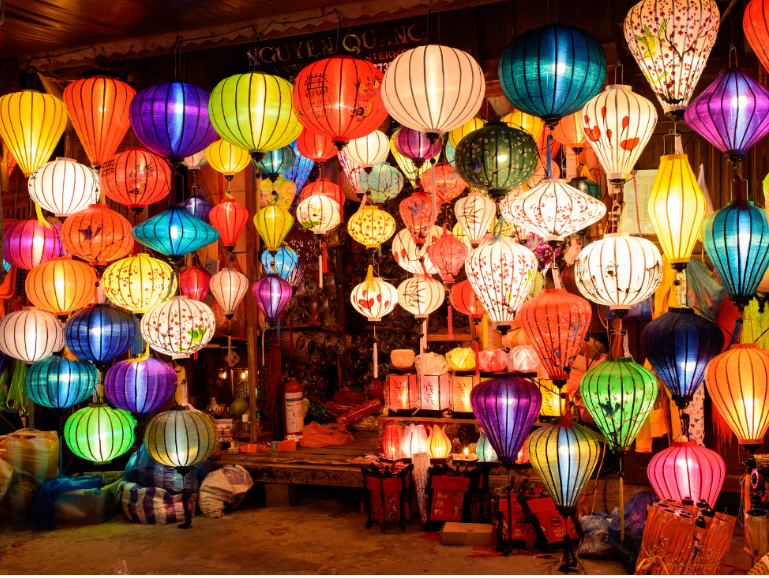 Vibrant lanterns