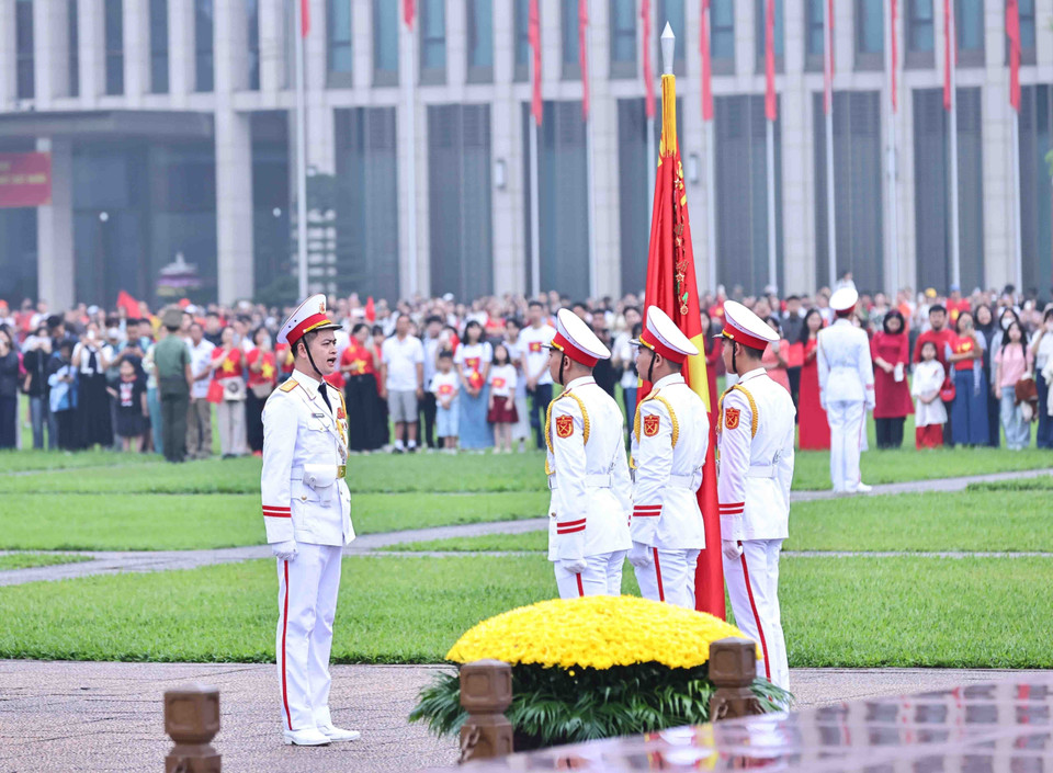 Flag raising ceremonies